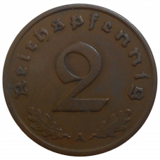 Nemecko 2 Pfennig 1937 A