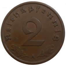 Nemecko 2 Pfennig 1938 A