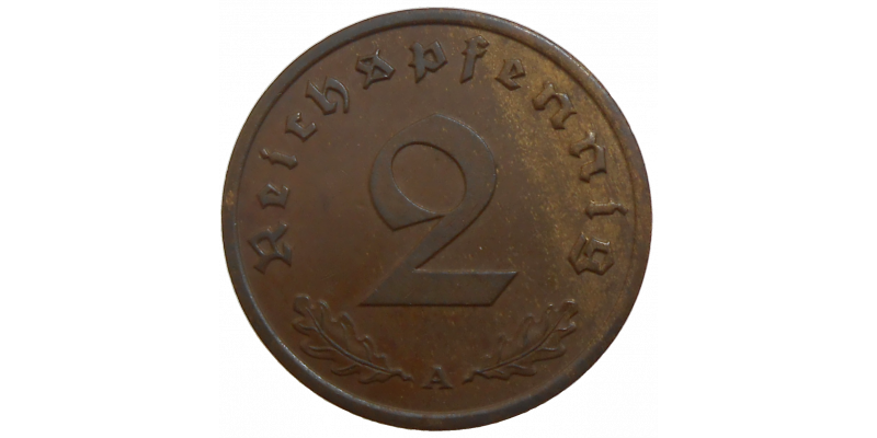 Nemecko 2 Pfennig 1940 A