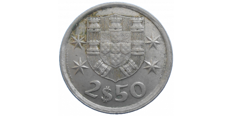 Portugalsko 2.50 Escudos 1976