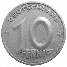 Nemecko 10 Pfennig 1950 A