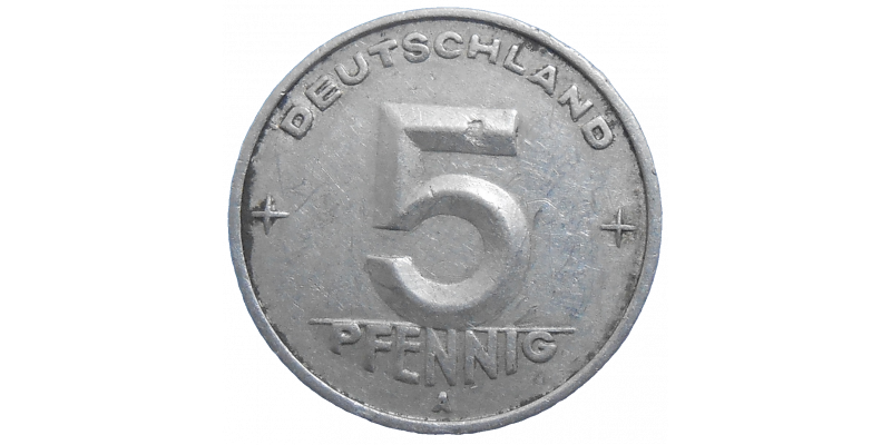 Nemecko 5 Pfennig 1950 A