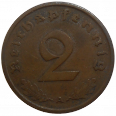 Nemecko 2 Pfennig 1936 A