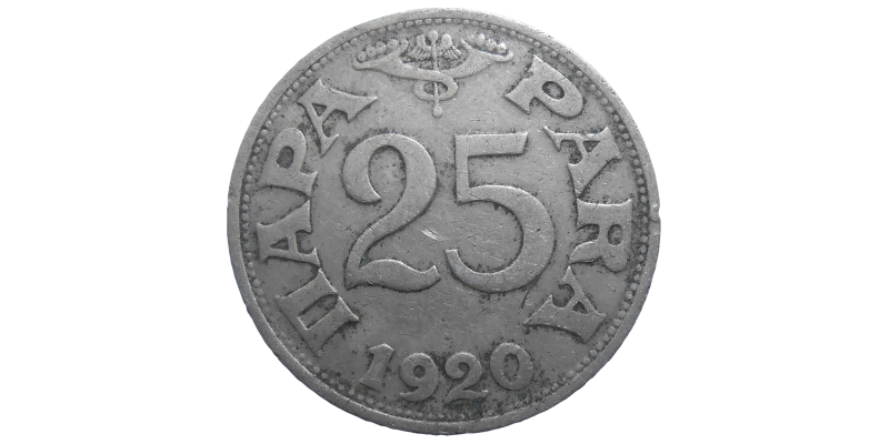 Juhoslávia 25 Para 1920