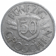 Rakúsko 50 Groschen 1947