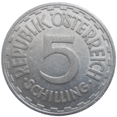 Rakúsko 5 Schilling 1952