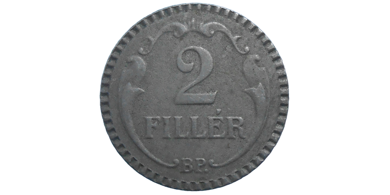 Maďarsko 2 Fillér 1940 BP