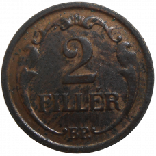 Maďarsko 2 Fillér 1938 BP