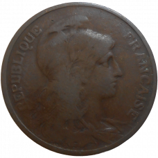 Francúzsko 5 Centimes 1910