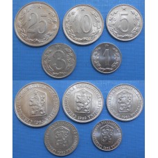Konvolut ČSSR mincí