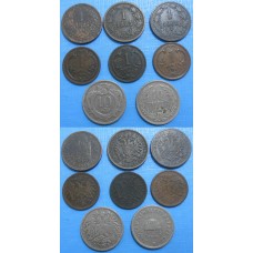 František Jozef I. Konvolut mincí