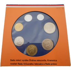 Sada ČSSR mincí 1990