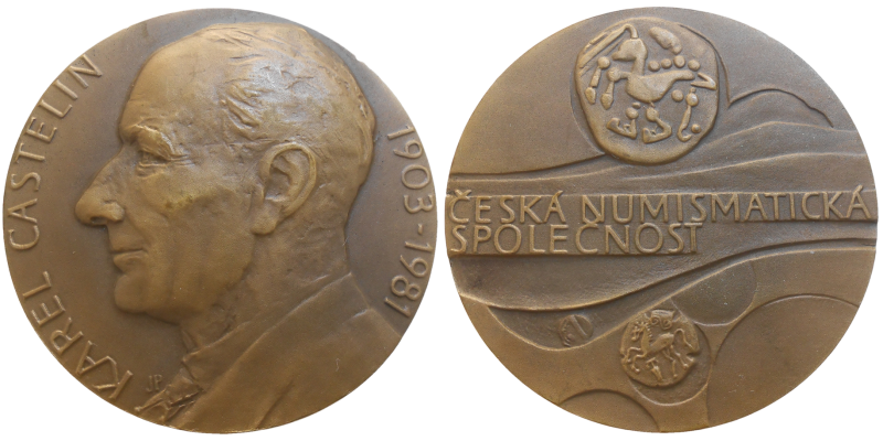Medaila Karel Castelin 1903 - 1981 ČNS