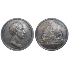 František II. Strieborná medaila 1826 - Výnimočný exemplár
