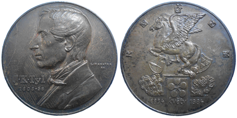 Medaila 1984 - J. K. Tyl