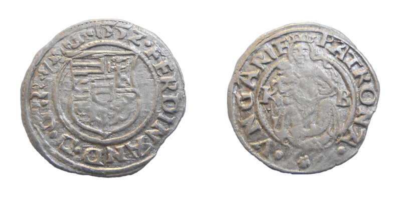 Ferdinand I. denár 1552 KB 