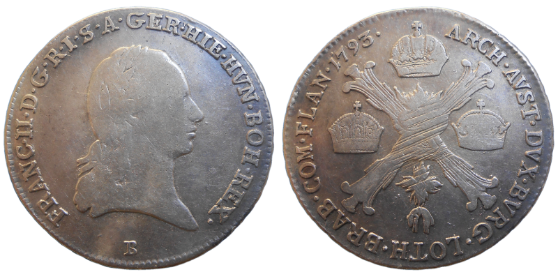 František II. 1/4 Toliar 1793 B