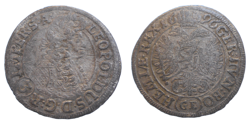 Leopold I. 3 grajciar 1696 GE