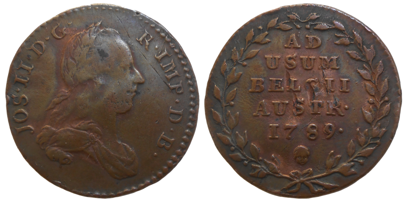 Jozef II. 2 Liard 1789