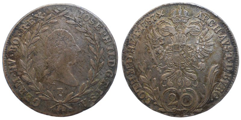 Jozef II. 20 grajciar 1787 E