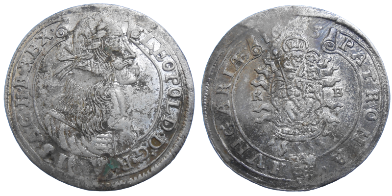 Leopold I. XV grajciar 1675 KB