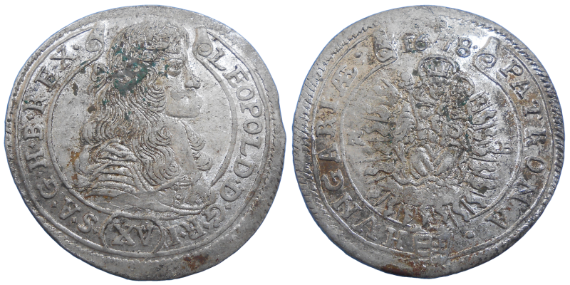 Leopold I. XV grajciar 1678 KB
