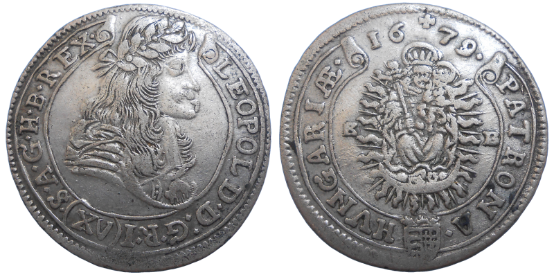 Leopold I. XV grajciar 1679 KB