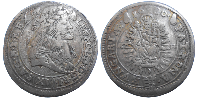 Leopold I. XV grajciar 1680 KB