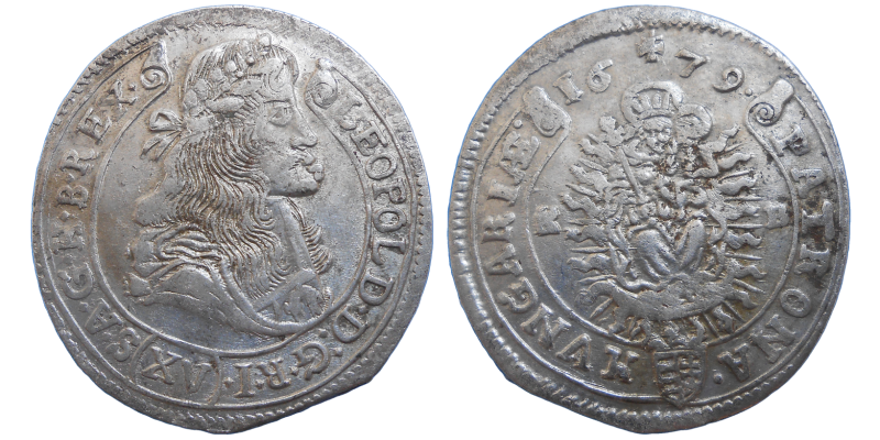 Leopold I. XV grajciar 1679 KB