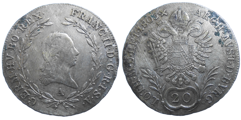František II. 20 grajciar 1803 A