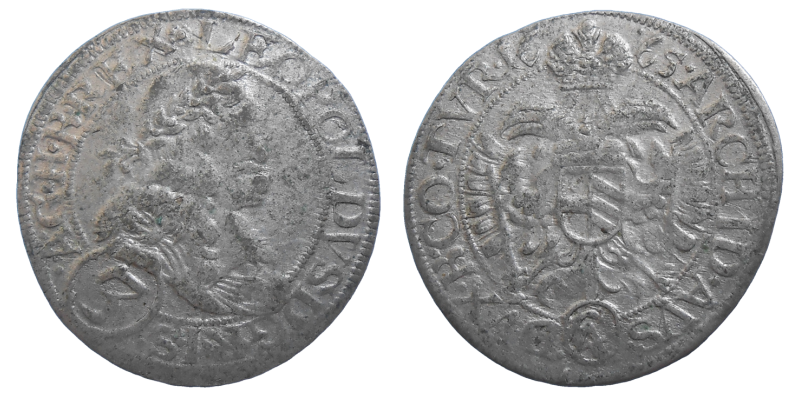 Leopold I. 3 grajciar 1665 CA