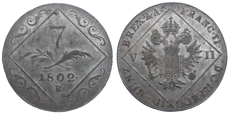 František II. 7 grajciar 1802 B
