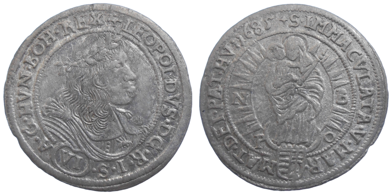 Leopold I. VI grajciar 1685 NB PO