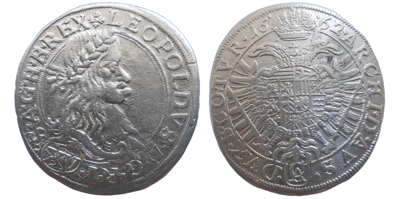 Leopold I. XV grajciar 1662 CA