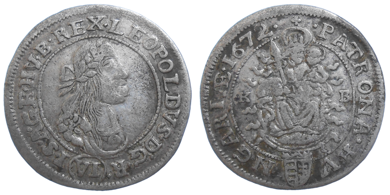 Leopold I. VI grajciar 1672 KB