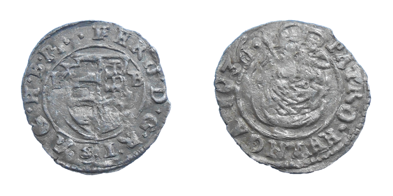 Ferdinand II. Denár 1636 KB