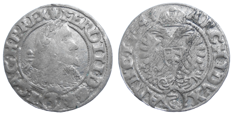 Ferdinand III. 3 grajciar 1643 MI