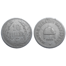 František Jozef I. 10 Filler 1892 KB