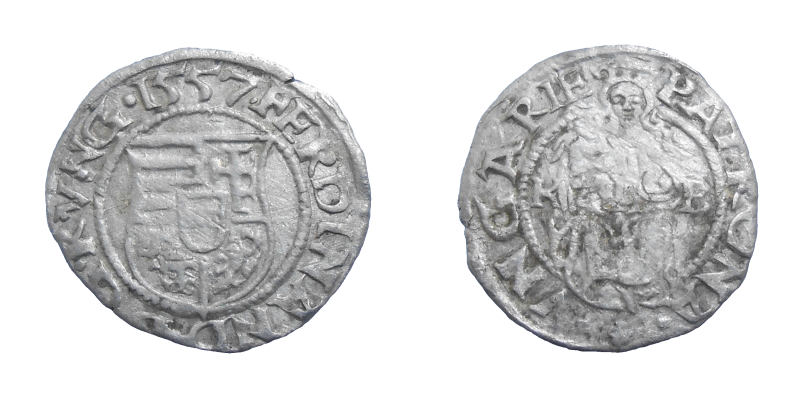 Ferdinand I. Denár 1557 KB