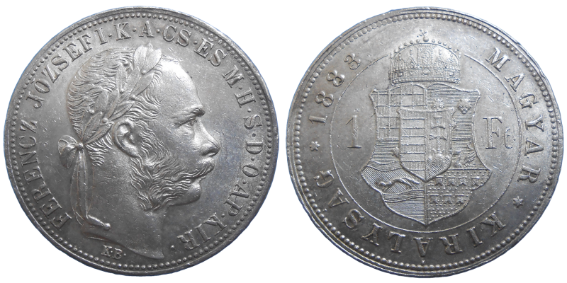 František Jozef I. 1 zlatník 1883 KB