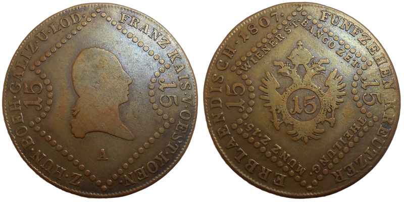 František II. 15 grajciar 1807 A
