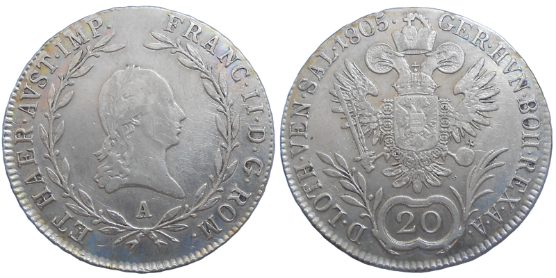 František II. 20 grajciar 1805 A