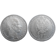 František Jozef I. 1/4 zlatník 1860 B