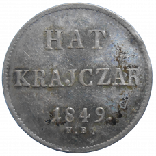 František Jozef I. Hat Krajczár 1849 NB