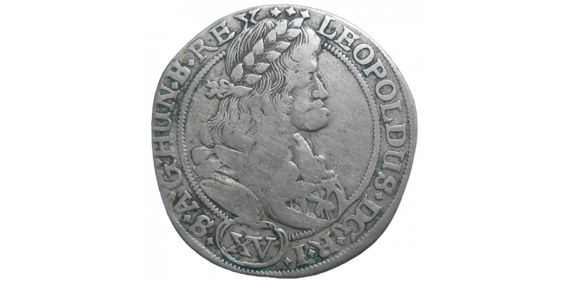 Leopold I. XV grajciar 1678 NB IS