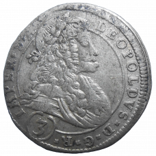 Leopold I. 3 grajciar 1695 CK