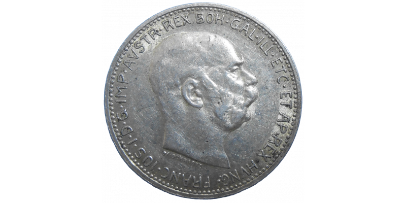František Jozef I. 1 koruna 1913 bz
