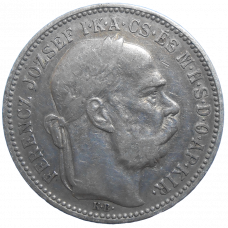 František Jozef I. 1 koruna 1893 KB