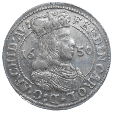 Ferdinand Karol 3 grajciar 1650