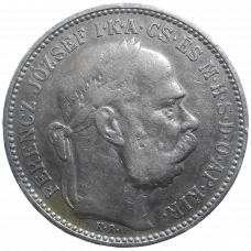 František Jozef I. 1 koruna 1896 KB